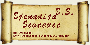 Đenadija Sivčević vizit kartica